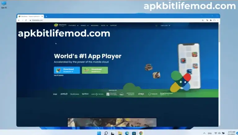 BlueStacks official download page